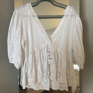 Free People White Tunic